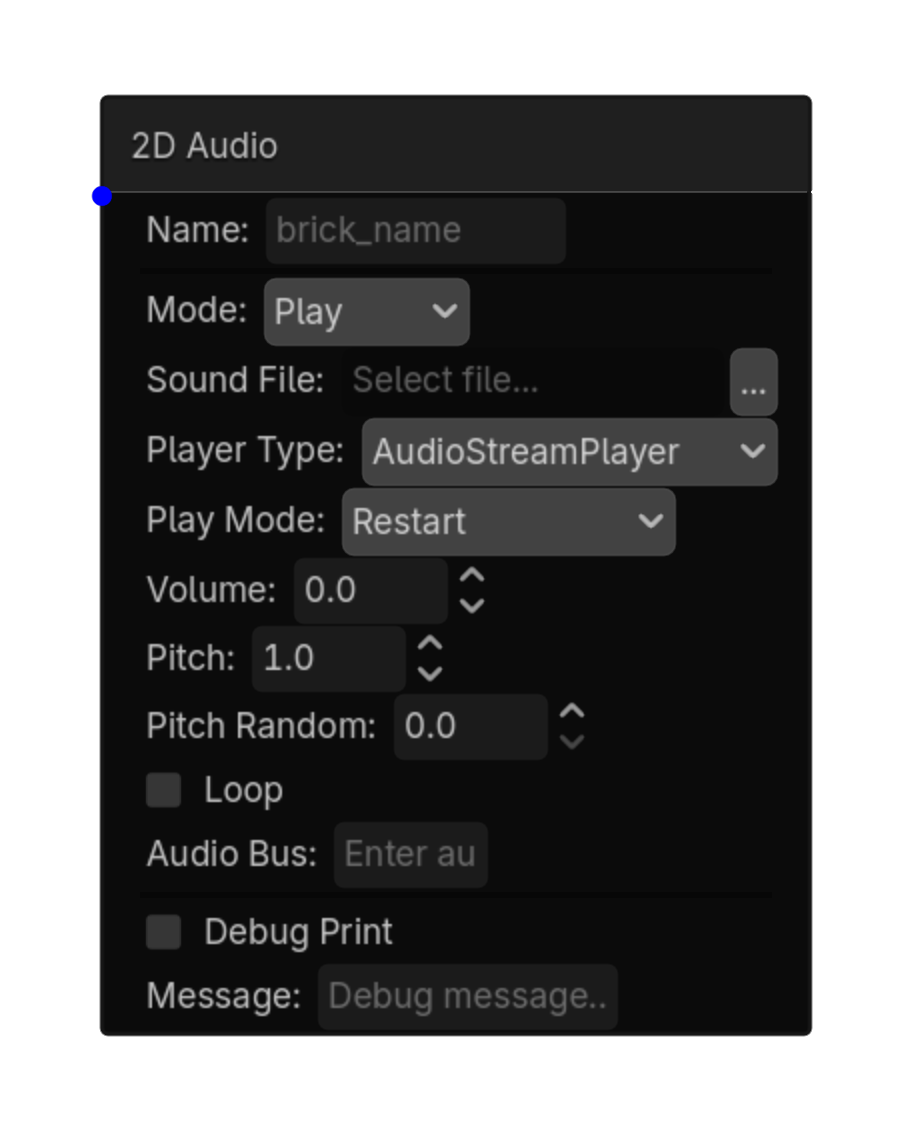 2D Audio screenshot placeholder