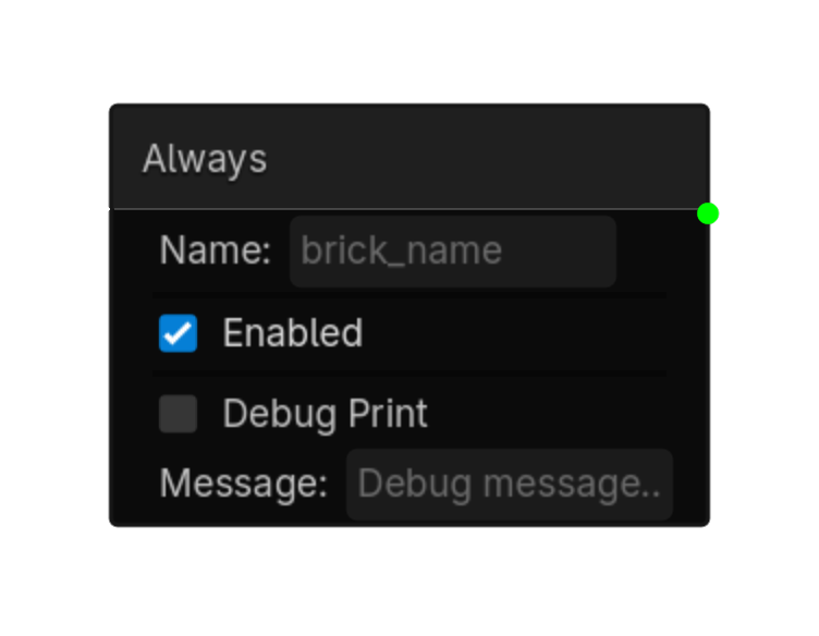 Always screenshot placeholder