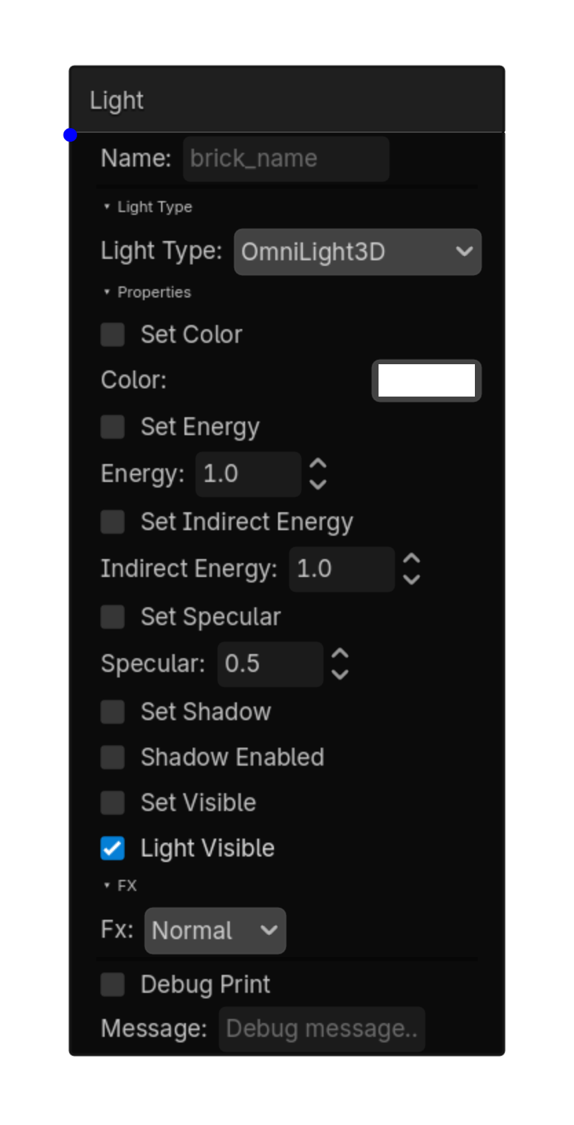 Light screenshot placeholder