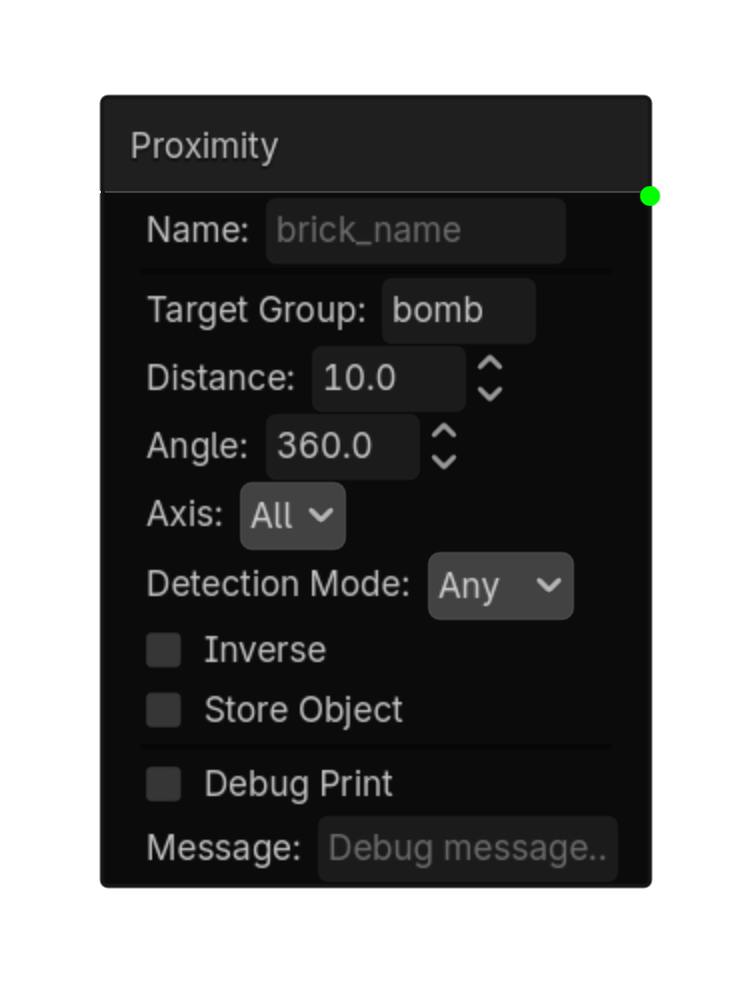 Proximity screenshot placeholder