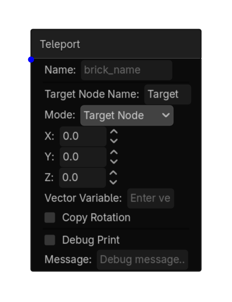 Teleport screenshot placeholder